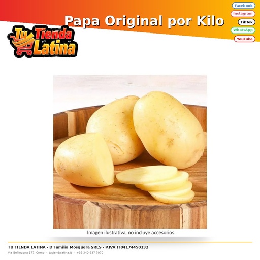 Papa Original por Kilo