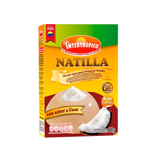 Natilla De Coco 400g Intertropico