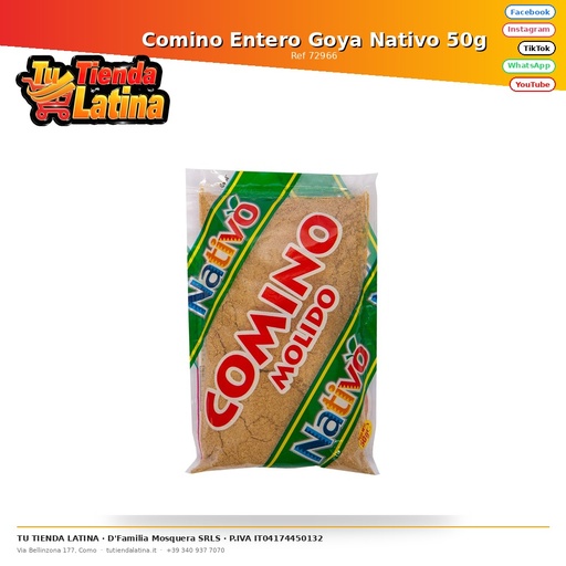 [72966] Comino Entero Goya Nativo 50g