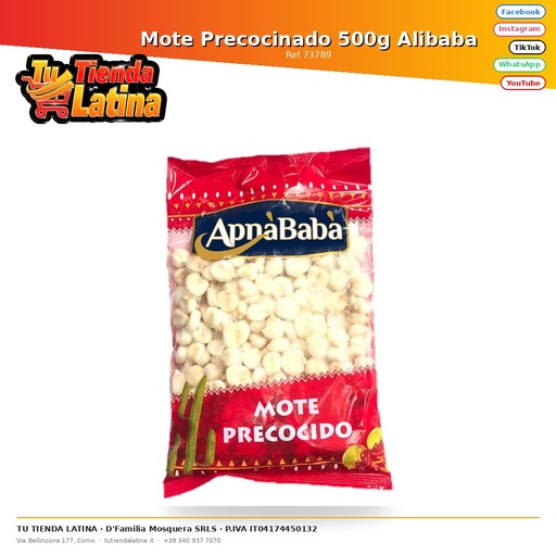 [73789] Mote Precocinado 500g Alibaba