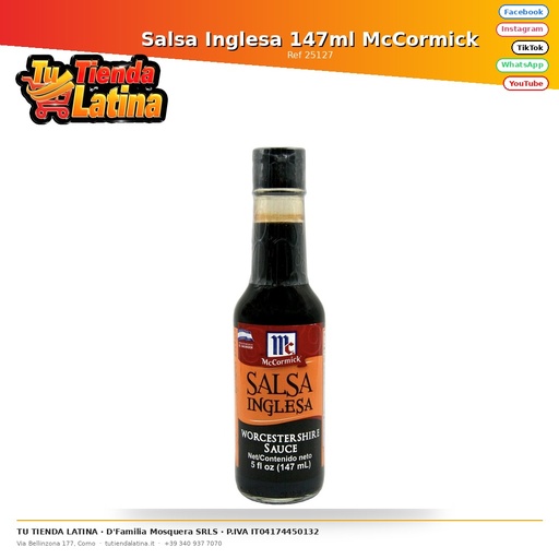 [25127] Salsa Inglese McCormick 147ml
