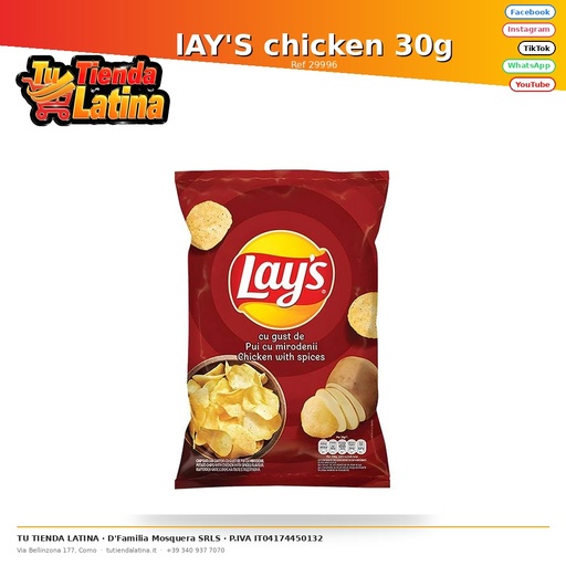 [29996] pollo di Lay 30 g