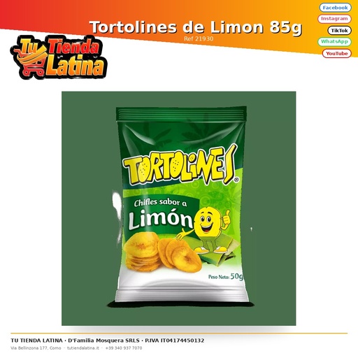 [21930] Tortolines de Limon 85g