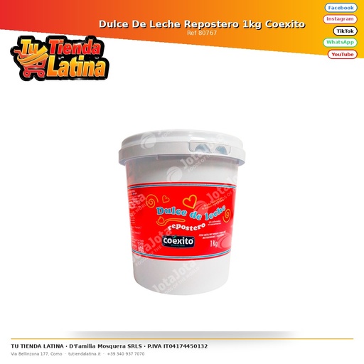 [80767] Dulce de Leche da Pasticceria 1kg Coexito