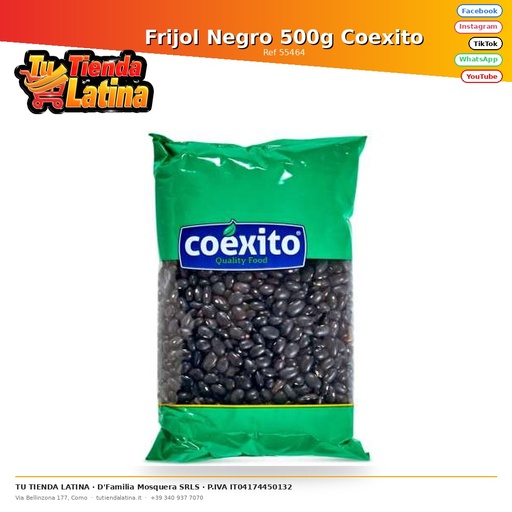 [55464] Black Bean 500g Coexito