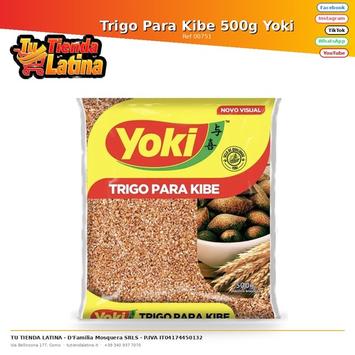 [00751] Trigo Para Kibe 500g Yoki
