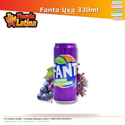 [69429] Fanta Grape 330ml