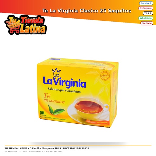 La Virginia Classic Tea 25 Bags