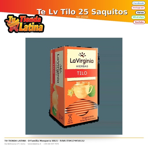 [20266] Te Lv Tilo 25 Saquitos