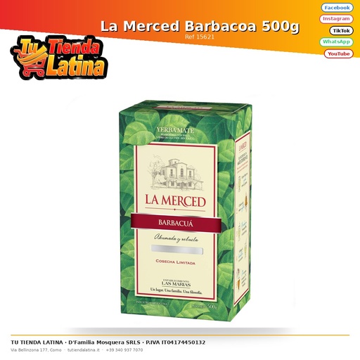 [15621] La Merced Barbecue 500g