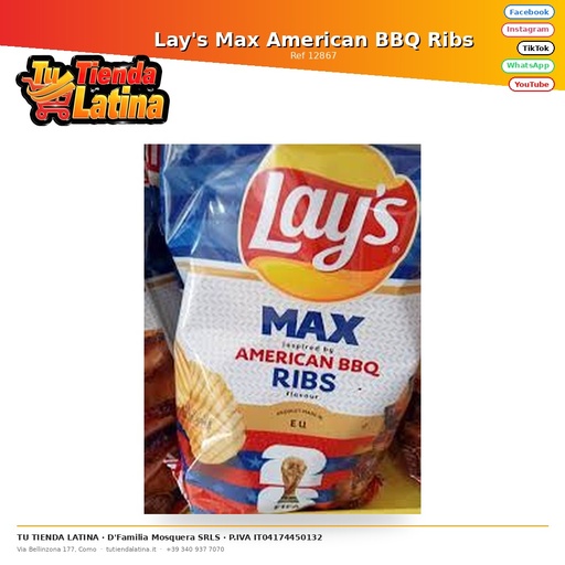 [12867] Lay's Max American BBQ Ribs