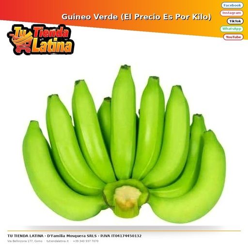 Green Banana (Price is Per Kilo)