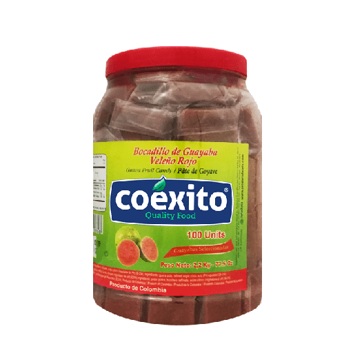 [CHD00017] VELEÑO GUAVA SNACK JAR 100 units COEXITO