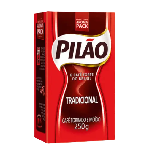 [CCA00063] Cafe Tostado y Molido Tradicional 250g Pilao (brazil)