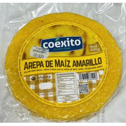 [CON00138] AREPA DI MAIS GIALLO CONGELATO 5 unità 450gr COEXITO