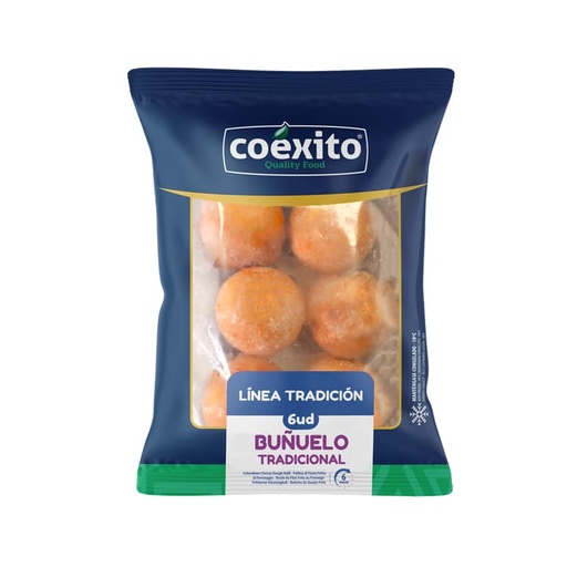 [CON00131] Buñuelo Tradicion Congelado 6und 360gr Coexito