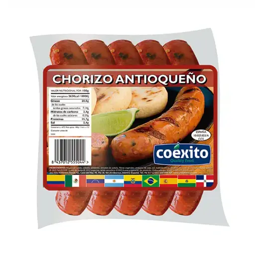 [CON00057] Chorizo Antioqueño Congelado Grande 500g Coexito