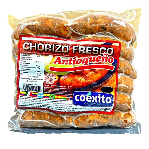 [CON00056] Chorizo Antioqueño Congelado Pequeño 500g Coexito