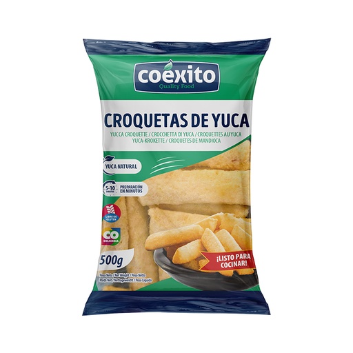 [CON00130] Croqueta de Yuca Congelada 500gr Coexito