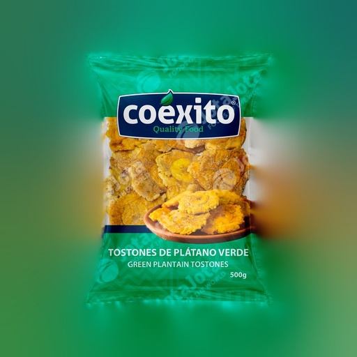 [CON00120] Tostones de Platano Verde Congelados 500gr Coexito