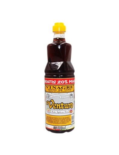 VINAGRE VENTURO Tinto BOTELLA 600ml C12U