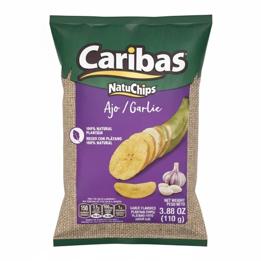 Platanitos Chips Ajo 57g Tropicmax