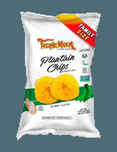 Platanitos Chips Salados 255g Tropicmax