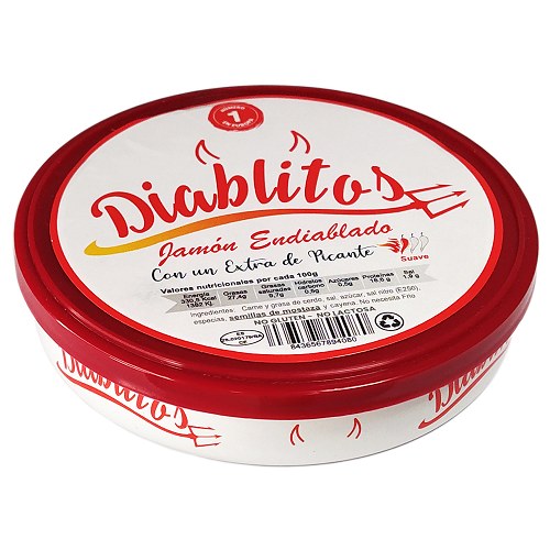 DIABLITOS JAMON PARA UNTAR PICANTE 120gr